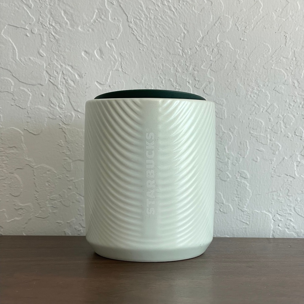 Starbucks Ceramic Travel Tumbler 8oz Mint Green Double Wall Coffee Cup Holiday